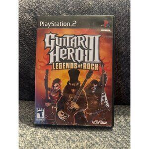 Guitar Hero III: Legends Of Rock For PlayStation 2 Complete With Manual & Case P